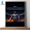 Captain America Brave New World Poster Art Print Wall