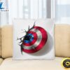 Carolina Panthers NFL Football Captain Americas Shield Marvel Avengers Square Pillow