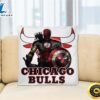 Chicago Bulls NBA Basketball Captain America Thor Spider Man Hawkeye Avengers Square Pillow 1