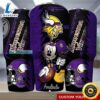 Custom Minnesota Vikings Mickey Steel Brush Pattern Tumbler