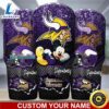 Custom Minnesota Vikings Mickey Steel Glitter Pattern Tumbler