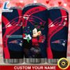 Custom New England Patriots Mickey Flower Gift Valentine Tumbler