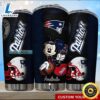 Custom New England Patriots Mickey Player Dark Navy Tumbler