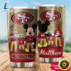 Custom name Groot Mickey Yoda 49ers Fans Tumbler