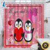 Cute Penguin' Valentines All You Need Is Love Bathroom Shower Curtain Penguin' Lovers Couple With Heart Shower Curtain For Bathroom Home Decorations 3 Cute Penguin Valentines All You Need Is Love Bathroom Shower Curtain Penguin Lovers Couple With Heart Shower Curtain For Bathroom Home Decorations