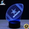 Dallas Cowboys 3d Led Light Lamp Collectible Nfl Football Team Home Decor Gifts