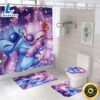 Decor Waterproof Cartoon Stitch In Love Shower Curtain Sets, Bathroom Sets 2 Decor Waterproof Cartoon Stitch In Love Shower Curtain Sets Bathroom Sets