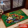 Denver Broncos NFL Custom Doormat For The Celebration Of Saint Patricks Day
