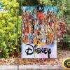 Disney All Characters Mickey Minnie Goofy Donald Pooh Lion King Tinker Bell Snow White Elsa Princess Double Sided Printing Garden Flag