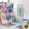 Disney Angel Hug Lilo Stitch Print Shower Curtain Bath Mat Toilet Lid Cover Mat 2 Disney Angel Hug Lilo Stitch Print Shower Curtain Bath Mat Toilet Lid Cover Mat