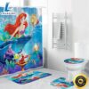 Disney Bathroom Set Shower Curtain Bath Mat Toilet Lid Cover 2 Disney Bathroom Set Shower Curtain Bath Mat Toilet Lid Cover