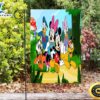 Disney Characters Mickey Goofy Donald Duck 2 Double Sided Printing Garden Flag