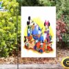 Disney Characters Mickey Goofy Donald Duck 6 Double Sided Printing Garden Flag