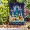 Disney Characters Mickey Minnie Goofy Donald Pooh Lion King Princess 4 Double Sided Printing Garden Flag