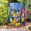 Disney Characters Mickey Minnie Goofy Pluto Donald Duck Double Sided Printing Garden Flag