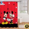 Disney Jay Franco Mickey Mouse Minnie Mouse Shower Curtain Easy Care Fabric Kids Bath Curtain