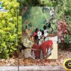 Disney Mickey And Friends Riding Car2 Double Sided Printing Garden Flag
