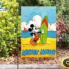 Disney Mickey Beach1 Double Sided Printing Garden Flag