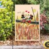 Disney Mickey Minnie Kissing1 Double Sided Printing Garden Flag