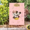 Disney Mickey Minnie Pink2 Double Sided Printing Garden Flag