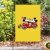 Disney Mickey Minnie Riding Car4 Double Sided Printing Garden Flag