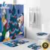Disney Mickey Mouse Christmas Mickey And Donald 1 Shower Curtain Non-Slip Toilet Lid Cover Bath Mat - Bathroom Set Fans Gifts 3 Disney Mickey Mouse Christmas Mickey And Donald 1 Shower Curtain Non Slip Toilet Lid Cover Bath Mat Bathroom Set Fans Gifts