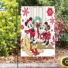 Disney Mickey Mouse Christmas Mickey And Minnie Red 3 Double Sided Printing Garden Flag