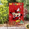 Disney Mickey Mouse Christmas Mickey And Minnie Red 4 Double Sided Printing Garden Flag