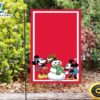 Disney Mickey Mouse Christmas Mickey And Minnie Red 7 Double Sided Printing Garden Flag