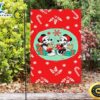 Disney Mickey Mouse Christmas Mickey And Minnie Red 8 Double Sided Printing Garden Flag