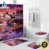 Disney Mickey Mouse Christmas Mickey Friends 15 Shower Curtain Non-Slip Toilet Lid Cover Bath Mat - Bathroom Set Fans Gifts 3 Disney Mickey Mouse Christmas Mickey Friends 15 Shower Curtain Non Slip Toilet Lid Cover Bath Mat Bathroom Set Fans Gifts