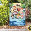 Disney Mickey Mouse Christmas Mickey Friends 16 Double Sided Printing Garden Flag