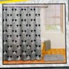 Disney Mickey Mouse Faces Gray Black And White 100% Cotton Shower Curtain 2 Disney Mickey Mouse Faces Gray Black And White 100 Cotton Shower Curtain