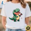 Fatty Tiny T-Rex With Roses Valentine T-Shirt 2 Fatty Tiny T Rex With Roses Valentine T Shirt