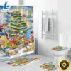 Funny Cartoon Christmas Shower Curtain Or Bathroom Set