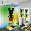 Funny Mickey Minnie Mouse Bathroom Sets, Shower Curtain Sets 2 Funny Mickey Minnie Mouse Bathroom Sets Shower Curtain Sets