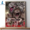 Godzilla X Kong The New Empire 2024 Movie Poster Canvas Wall Art