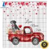 Happy Valentines Day Bathroom Decor Dogs On The Flower Car Shower Curtain Valentine Giftss 3 Happy Valentines Day Bathroom Decor Dogs On The Flower Car Shower Curtain Valentine Giftss