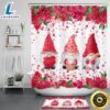 Happy Valentines Day Bathroom Shower Curtain Set Gnome Couple Home Bath Decor Roses Shower Curtain 3 Happy Valentines Day Bathroom Shower Curtain Set Gnome Couple Home Bath Decor Roses Shower Curtain