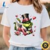 Happy Valentine Grinch With Rose Shirt 2 Happy Valentine Grinch With Rose Shirt t shirt