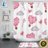 Hearts Shower Curtain Pink Shower Curtain Valentines Shower Curtain Bathroom Decoration Gift For Couples 2 Hearts Shower Curtain Pink Shower Curtain Valentines Shower Curtain Bathroom Decoration Gift For Couples