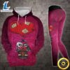 I Love You Skull Valentine All Over Print Leggings Hoodie Set Outfit For 1