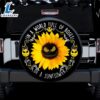 Jack Skellington Sunflower Car Spare Tire Covers Gift For Campers