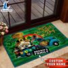 Jacksonville Jaguars NFL Custom Doormat For The Celebration Of Saint Patricks Day