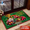Kansas City Chiefs NFL Custom Doormat For The Celebration Of Saint Patricks Day