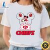 Kansas City Chiefs Football Mickey Mouse T Shirt, Valentines Day... Tshirt