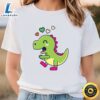 Kawaii Cute Dinosaur Cartoon Valentine Day T-Shirt 2 Kawaii Cute Dinosaur Cartoon Valentine Day T Shirt
