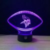 Led-Lampe - Minnesota Vikings 3d Nfl 3 Led Lampe Minnesota Vikings 3d Nfl