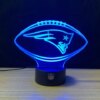 Led Lampe New England Patriots 3d Nfl 2 Led Lampe New England Patriots 3d Nfl