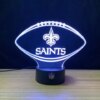 Led-Lampe - New Orleans Saints 3d Nfl 3 Led Lampe New Orleans Saints 3d Nfl